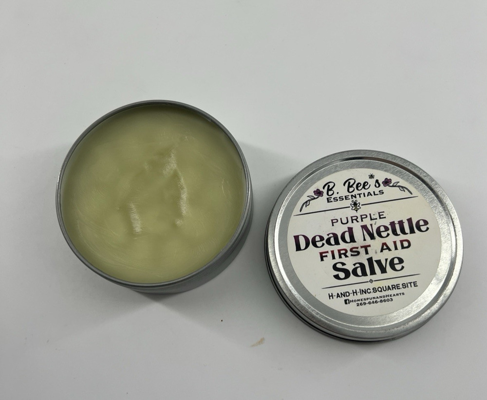 B Bee Essentials Purple Dead Nettle First Aid Salve Homeopathic Healthy Medicine